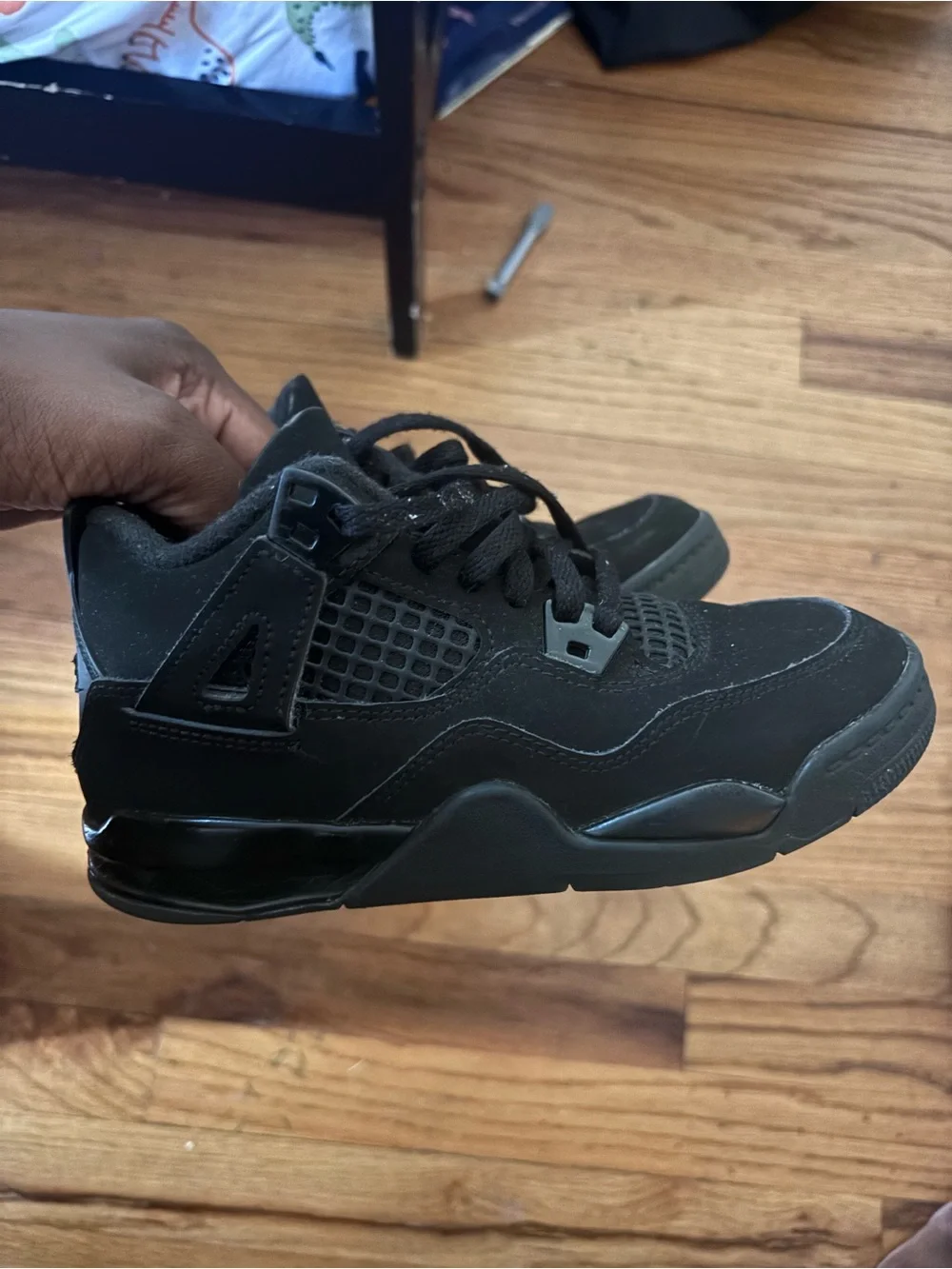 Air Jordan 4 Retro “Black Cat” preschool